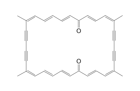 (2E,4Z,10Z,12E,15E,17E,19Z,25Z,27E,29E)-5,10,20,25-tetramethylcyclotriaconta-2,4,10,12,15,17,19,25,27,29-decaen-6,8,21,23-tetrayne-1,14-dione