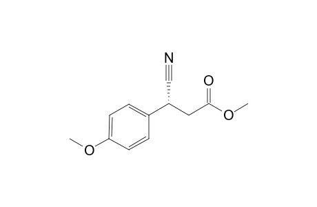 (R)-Methyl 3-cyano-3-(4-methoxyphenyl)propanoate