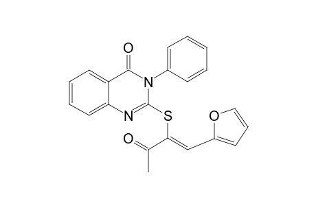 (Z)-2-(1'-(FURAN-2''-YL)-3'-OXOBUT-1''-EN-2-YLTHIO)-3-PHENYLQUINAZOLIN-4-(3H)-ONE