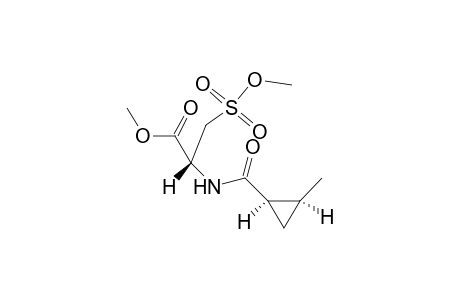 Methyl 2-[N-(2-Methylcyclopropyl)amido]-3-methylsulfonylpropanoate