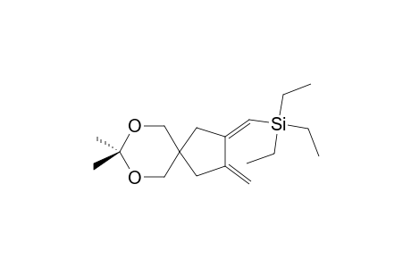 (Z)-(8,8-DIMETHYL-3-METHYLENE-7,9-DIOXA-SPIRO-[4,5]-DEC-2-YLIDENEMETHYL)-TRIETHYLSILANE