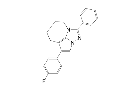 4-(4-Fluorophenyl)-1-phenyl-5,6,7,8-tetrahydro-2,2a,8a-triazacyclopenta[cd]azulene