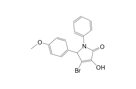 4-bromo-3-hydroxy-5-(4-methoxyphenyl)-1-phenyl-1,5-dihydro-2H-pyrrol-2-one