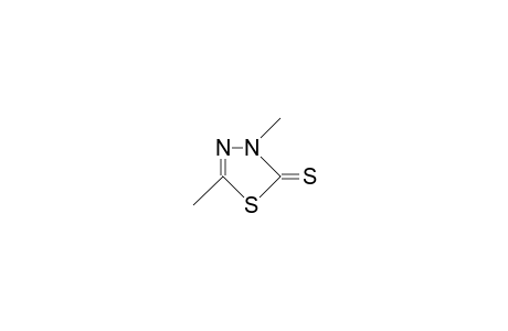 1,3,4-Thiadiazole-2(3H)-thione, 3,5-dimethyl-