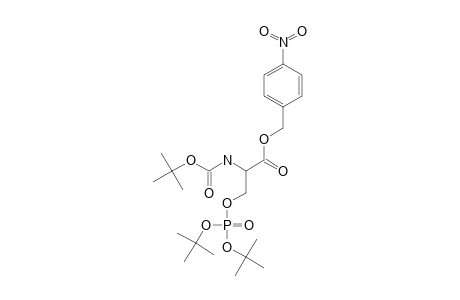 N-(ALPHA)-(TERT.-BUTOXYCARBONYL)-O-(DI-TERT.-BUTYLPHOSPHONO)-SERYL-4-NITROBENZYLESTER