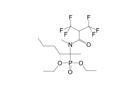 O,O-DIETHYL-2-(N-ALPHA-HYDROHEXAFLUOROISOBUTYRYL-N-METHYLAMINO)HEX-2-YLPHOSPHONATE