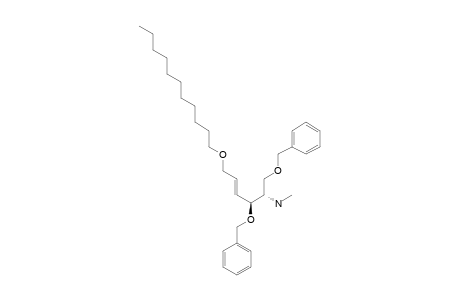 (E)-1,3-DI-O-BENZYL-2,4,5-TRIDEOXY-2-(METHYL-AMINO)-6-O-UNDECYL-D-ERYTHRO-HEX-4-ENITOL