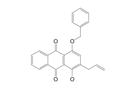 4-Benzyloxy-1-hydroxy-2-(prop-2'-enyl)anthraquinone