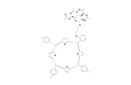 5-[2-(1S-(2,3,4,6-TETRA-O-ACETYL-1-THIO-ALPHA-D-MANNOPYRANOSYL)-3-THIO-PROPANOXY)-PHENYL]-10,15,20-TRITOLYLPORPHYRIN