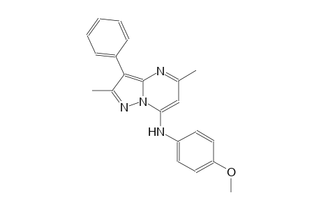 N-(4-methoxyphenyl)-2,5-dimethyl-3-phenylpyrazolo[1,5-a]pyrimidin-7-amine