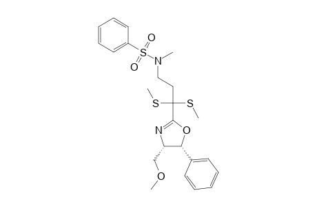 (4S,5R)-2-[1,1-Bis(methylthio)-3-(N-benzenesulfonyl-N-methylamino)propyl]-4-methoxymethyl-5-phenyl-1,3-oxazoline