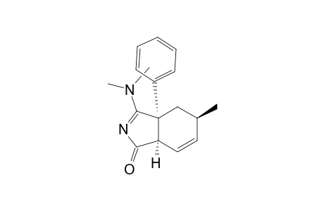 1H-Isoindol-1-one, 3-(dimethylamino)-3a,4,5,7a-tetrahydro-5-methyl-3a-phenyl-, (3a.alpha.,5.beta.,7a.alpha.)-