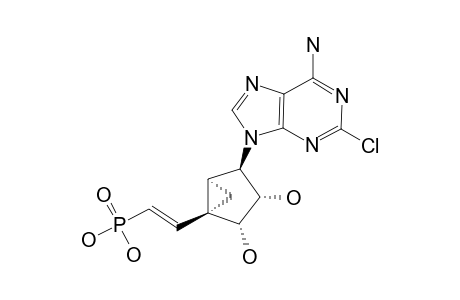 (1'-S,2'-R,3'-S,4'-R,5'-S)-4'-(6-AMINO-2-CHLOROPURIN-9-YL)-2',3'-(DIHYDROXY)-1'-[(E)-PHOSPHONOETHENYL]-BICYCLO-[3.1.0]-HEXANE