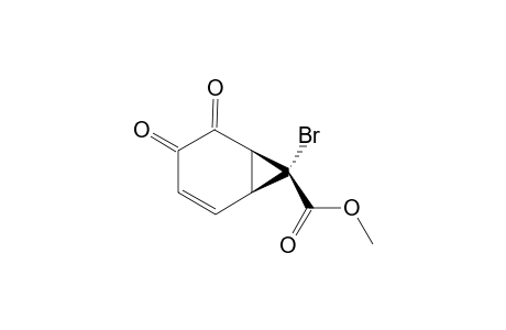 METHYL-(1-alpha,6-alpha,7-alpha)-7-BROMO-2,3-DIOXO-BICYCLO-[4.1.0]-HEPT-4-ENE-7-CARBOXYLATE