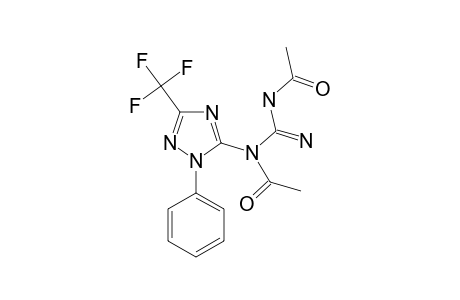 5-(N,N'-DIACETYL-DIAMINOMETHYLENE-AMINO)-1-PHENYL-3-TRIFLUOROMETHYL-1,2,4-TRIAZOLE