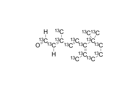 ALL-TRANS-[U-(13)C(15)]-3-METHYL-5-(2,6,6-TRIMETHYL-CYCLOHEX-1-ENYL)-PENTA-2,4-DIENAL