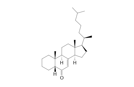 Cholest-7-en-6-one, (5.beta.)-