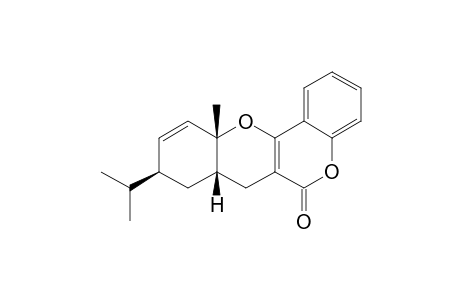 (7AR,9R,11AS)-11A-METHYL-9-(1-METHYLETHYL)-7,7A,8,9-TETRAHYDRO-6H,11AH-[1]-BENZOPYRANO-[4,3-B]-[1]-BENZOPYRAN-6-ONE