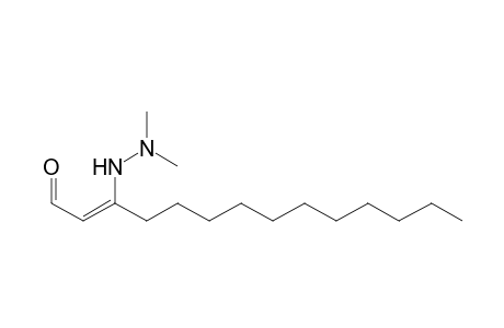 3-{N,N-dimethylhydrazino)-2-tetradecenal