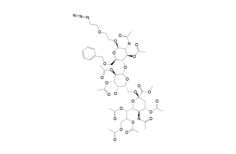 #20;5-AZIDO-3-OXAPENTYL_(METHYL_[5-ACETAMIDO-4,7,8,9-TETRA-O-ACETYL-3,5-DIDEOXY-D-GLYCERO-BETA-D-GALACTO-2-NONULOPYRANOSYL]-ONATE)-(2->6)-(2,3-DI-O-ACETYL-BETA