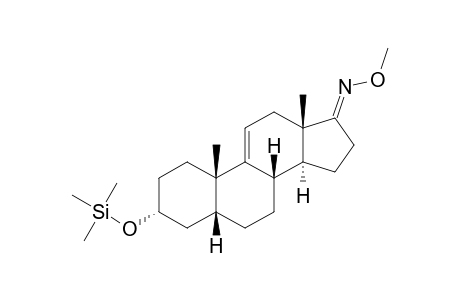 3.ALPHA.-[(TRIMETHYLSILYL)OXY]-5.BETA.-ANDROST-9(11)-ENE-17-ONE-17-(O-METHYLOXIME)