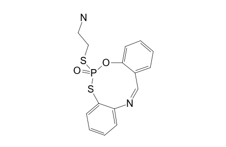 2-[[(12Z)-6-OXIDODIBENZO-[D,H]-[1,3,6,2]-OXATHIAZAPHOSPHONIN-6-YL]-SULFANYL]-ETHANAMINE