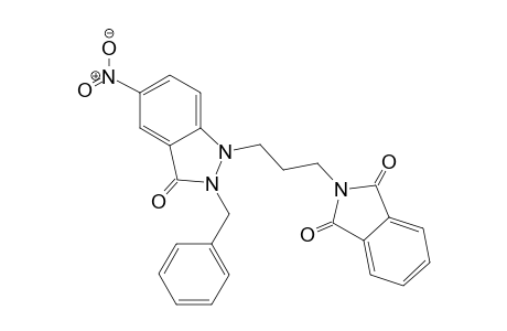 2-Benzyl-1-(3-phthalimidopropyl)-5-nitro-1,2-dihydro-3H-indazol-3-one