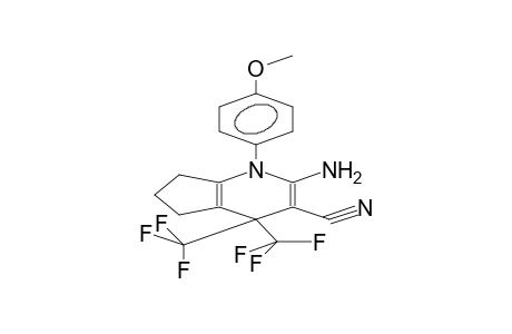 1-(PARA-METHOXYPHENYL)-2-AMINO-3-CYANO-4,4-BIS(TRIFLUOROMETHYL)-5,6-TRIMETHYLENE-1,4-DIHYDROPYRIDINE