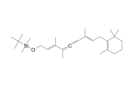 (2E,7E)-TERT.-BUTYLDIMETHYLSILYL-3,4,7-TRIMETHYL-9-(2,6,6-TRIMETHYLCYCLOHEX-1-EN-1-YL)-NONA-2,4,5,7-TETRAEN-1-YLETHER