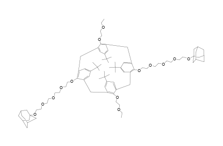 25,27-BIS-(2-ETHOXYETHOXY)-26,28-BIS-(2-(2-(2-(2-(ADAMANTYL-1-OXY)-ETHOXY)-ETHOXY)-ETHOXY)-ETHOXY)-PARA-TERT.-BUTYL-CALIX-[4]-ARENE