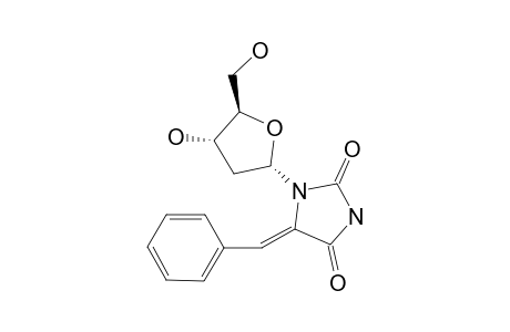 (Z)-1-(2-DEOXY-ALPHA-D-ERYTHRO-PENTOFURANOSYL)-5-(PHENYLMETHYLENE)-2,4-IMIDAZOLIDINEDIONE