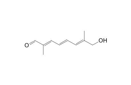 (2E,4E,6E)-2,7-dimethyl-8-oxidanyl-octa-2,4,6-trienal