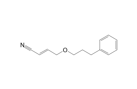 4-(3-Phenylpropoxy)but-2-enenitrile