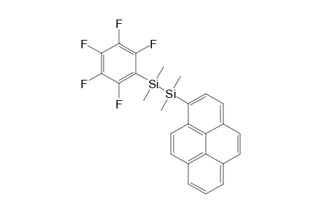 1-(PENTAFLUOROPHENYL)-2-(1-PYRENYL)-TETRAMETHYLDISILANE