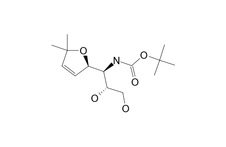 (2R,1'S,2'S)-2-(1'-TERT.-BUTOXYCARBONYLAMINO-2',3'-DIHYDROXYPROPYL)-5,5-DIMETHYL-2,5-DIHYDROFURAN