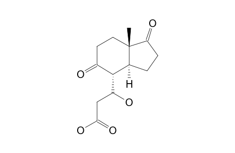 7-HYDROXY-9,17-DIOXO-1,2,3,4,10,19-HEXANORANDROSTAN-5-OIC-ACID