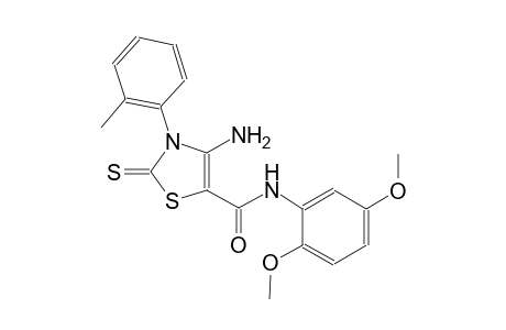 5-thiazolecarboxamide, 4-amino-N-(2,5-dimethoxyphenyl)-2,3-dihydro-3-(2-methylphenyl)-2-thioxo-