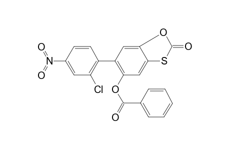 6-(2-Chloro-4-nitrophenyl)-2-oxo-1,3-benzoxathiol-5-yl benzoate