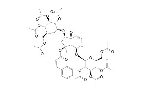 8-O-CIS-CINNAMOYL-6-O-BETA-D-GLUCOPYRANOSYL-HARPAGIDE-OCTAACETATE