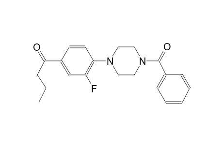 1-[4-(4-Benzoyl-1-piperazinyl)-3-fluorophenyl]-1-butanone