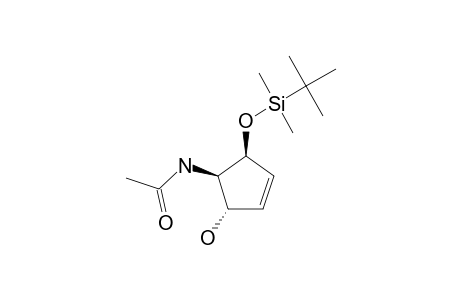 (1S,4S,5R)-5-ACYLAMINO-4-TERT.-BUTYLDIMETHYLSILYLOXY-2-CYCLOPENTEN-1-OL