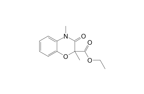 3,4-DIHYDRO-2,4-DIMETHYL-3-OXO-2H-1,4-BENZOXAZINE-2-CARBOXYLIC-ACID-ETHYLESTER