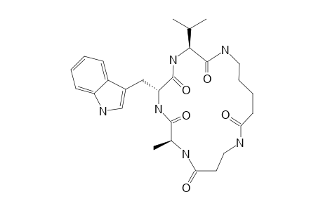 C-[AVA-BETA-ALA-ALA-TRP-VAL]