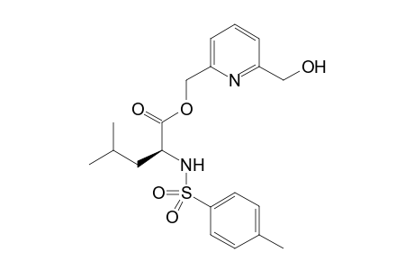 [6-(hydroxymethyl)-2-pyridyl]methyl (2S)-4-methyl-2-(p-tolylsulfonylamino)pentanoate