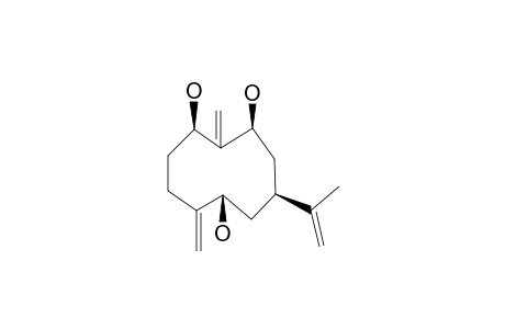 AGERATRIOL;(1R*,5R*,7S*,9S*)-9-HYDROXY-1,5-DIHYDROXYGERMACRA-4(15),10(14),11(13)-TRIENE