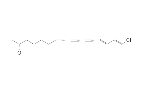 (1Z,3E,9Z)-1-CHLOROHEXADECA-5,7-DIYNE-1,3,9-TRIENE-15-OL