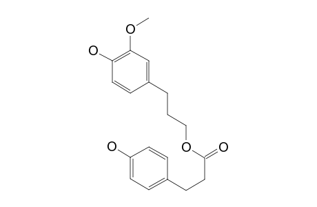 ALPHA,BETA,7,8-TETRAHYDRO-CONIFERYL-PARA-COUMARATE