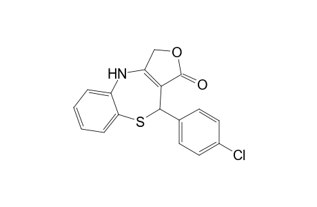 10-(4-Chlorophenyl)-4,10-dihydro-1H,3H-furo[3,4-c][1,5]benzothiazepin-1-one