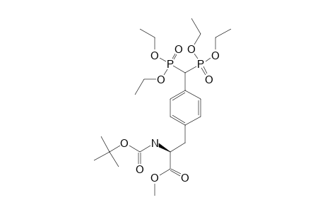 3-[4-[BIS-(DIETHOXY-PHOSPHORYL)-METHYL]-PHENYL]-(S)-2-TERT.-BUTOXYCARBONYLAMINO-PROPIONIC-ACID-METHYLESTER