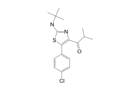 1-{2-[(TERT.-BUTYL)-AMINO]-5-(4'-CHLOROPHENYL)-THIAZOL-4-YL}-2-METHYLPROPAN-1-ONE